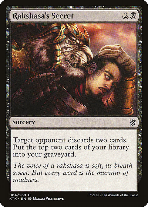 Rakshasa's Secret from Khans of Tarkir