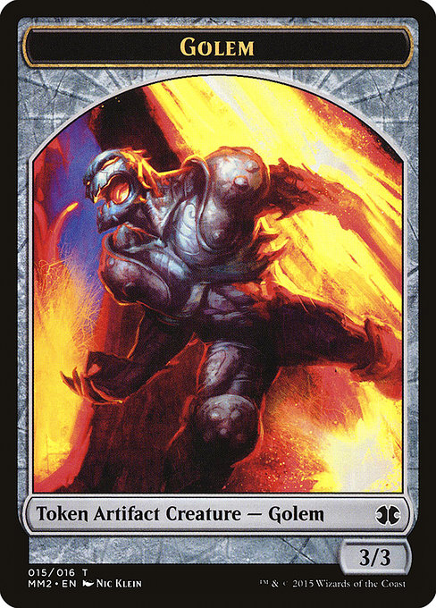 Golem from Modern Masters 2015 Tokens