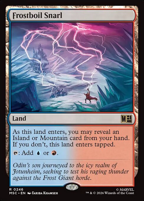 Frostboil Snarl from Marvel Super Heroes Commander