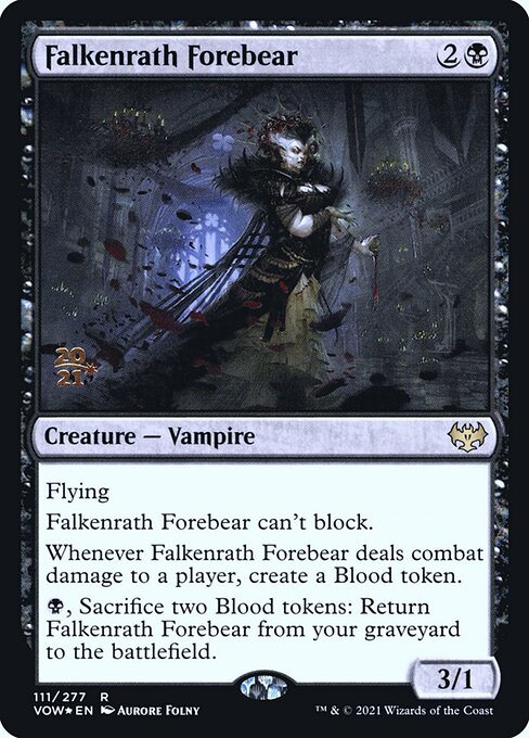 Falkenrath Forebear from Innistrad: Crimson Vow Promos