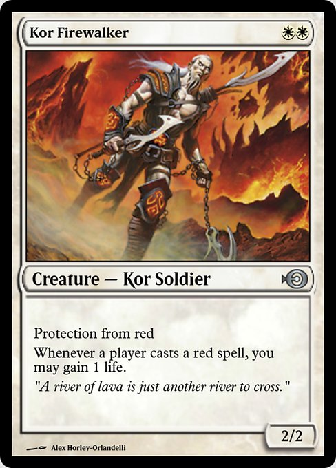 Kor Firewalker from Magic Online Promos