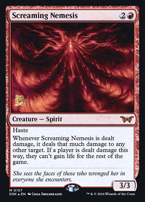 Screaming Nemesis from Duskmourn: House of Horror Promos