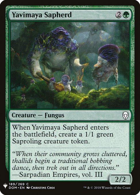 Yavimaya Sapherd highlighted card art