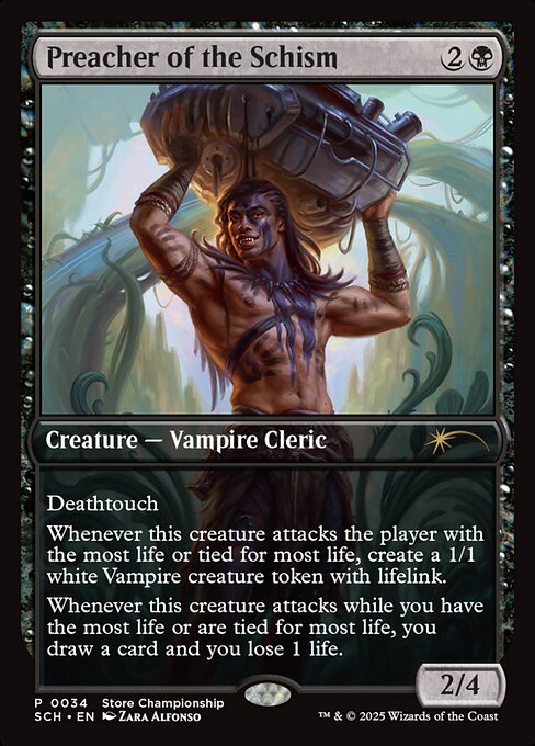 Preacher of the Schism highlighted card art