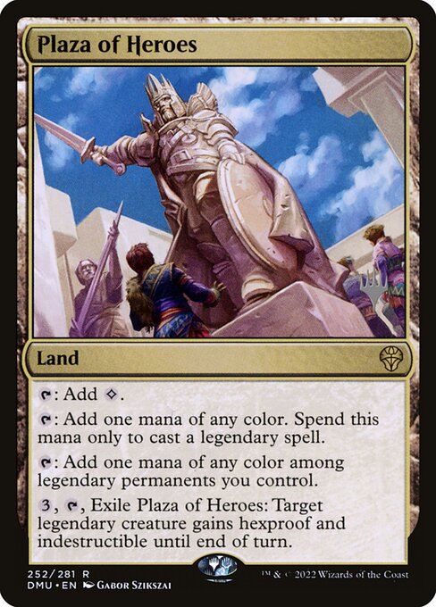 Plaza of Heroes from Dominaria United Promos
