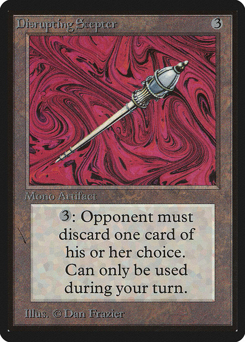 Disrupting Scepter from Limited Edition Beta