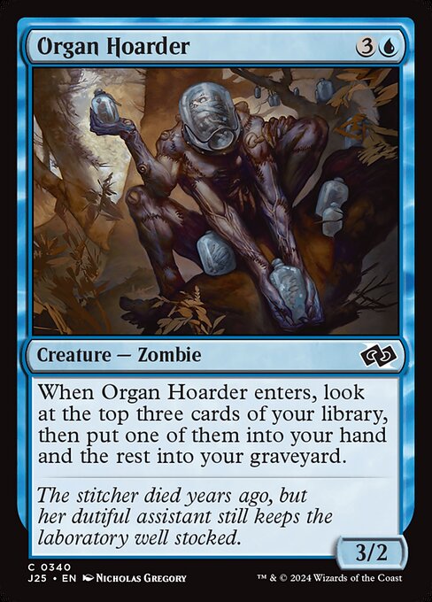 Organ Hoarder highlighted card art