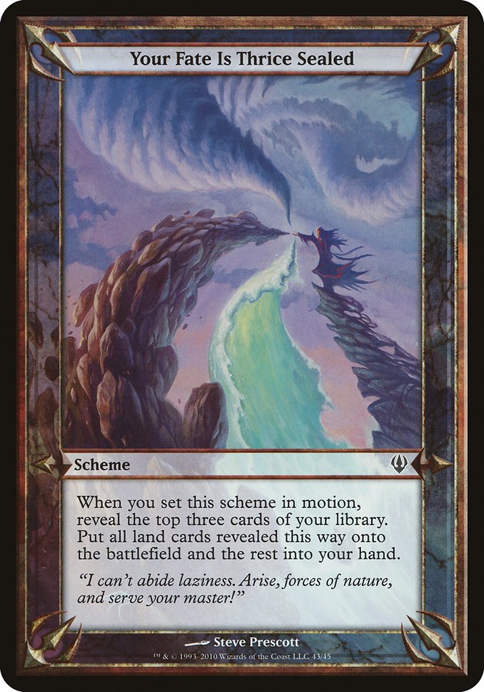 Your Fate Is Thrice Sealed highlighted card art