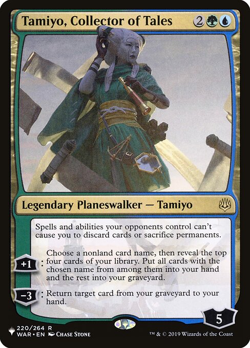 Tamiyo, Collector of Tales highlighted card art