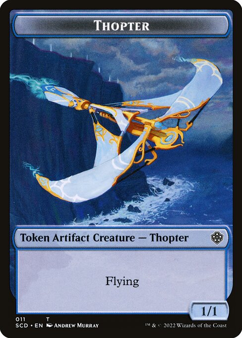 Thopter from Starter Commander Deck Tokens