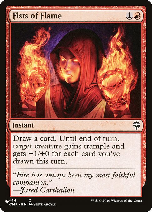 Fists of Flame from The List