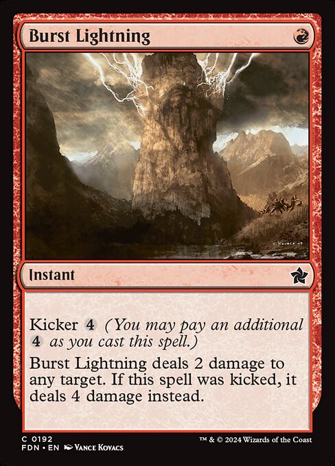 Burst Lightning highlighted card art