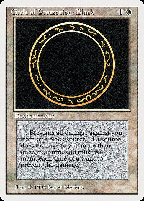 Circle of Protection: Black from Summer Magic / Edgar