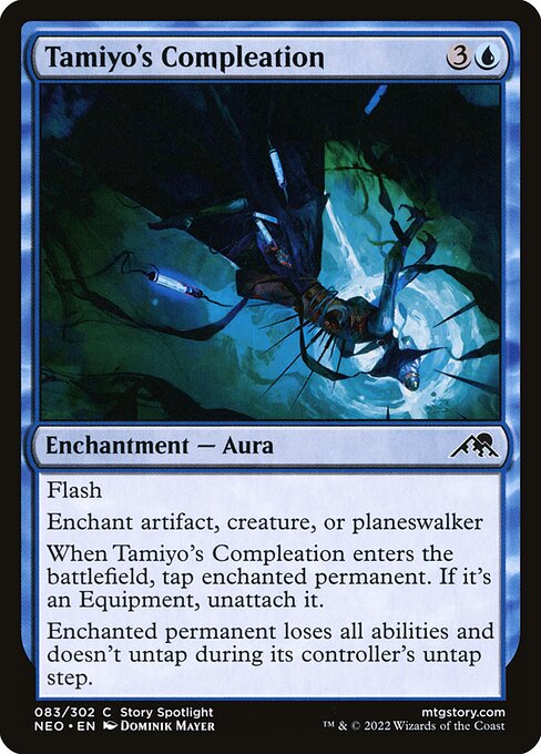 Tamiyo's Compleation highlighted card art