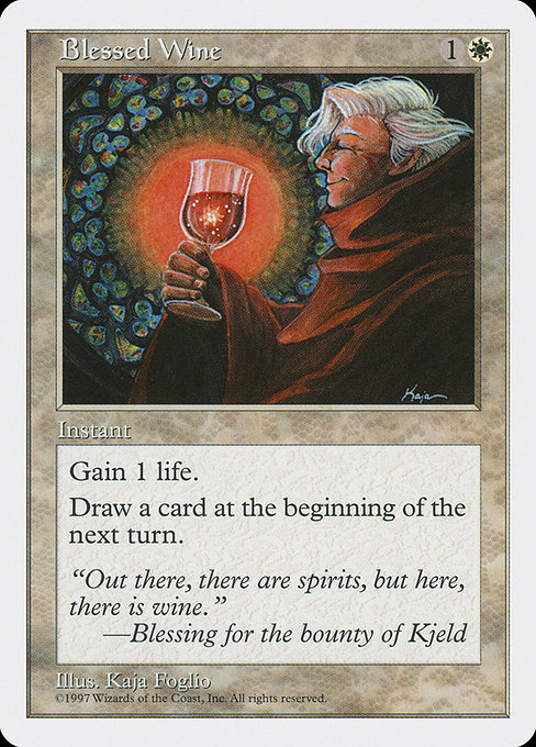 Blessed Wine highlighted card art