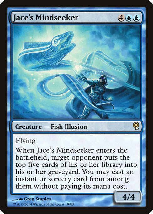 Jace's Mindseeker highlighted card art
