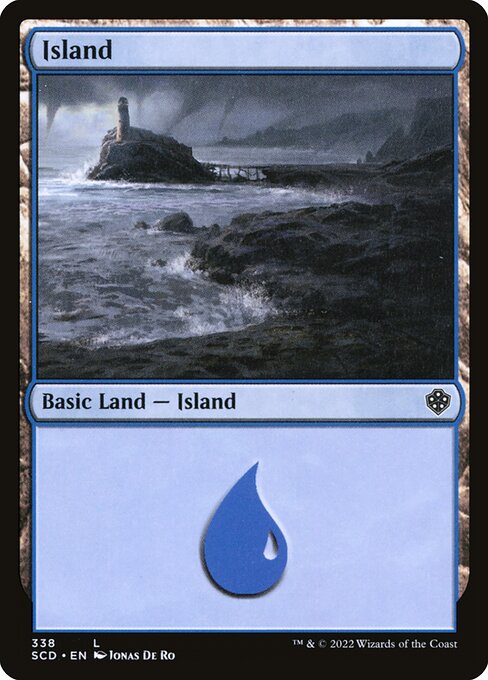 Island from Starter Commander Decks