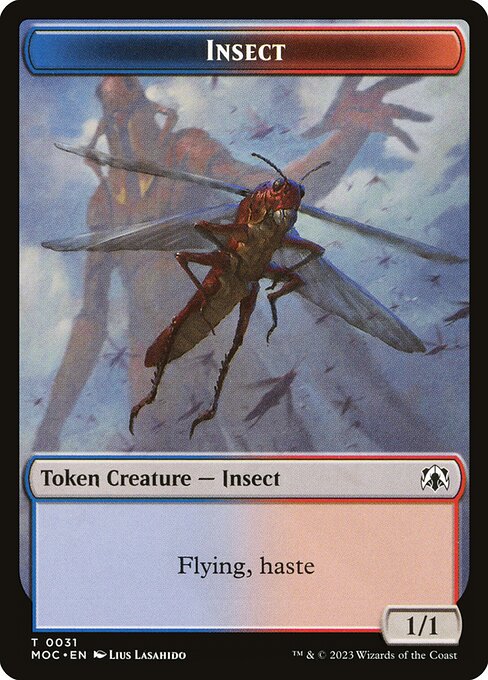 Insect highlighted card art