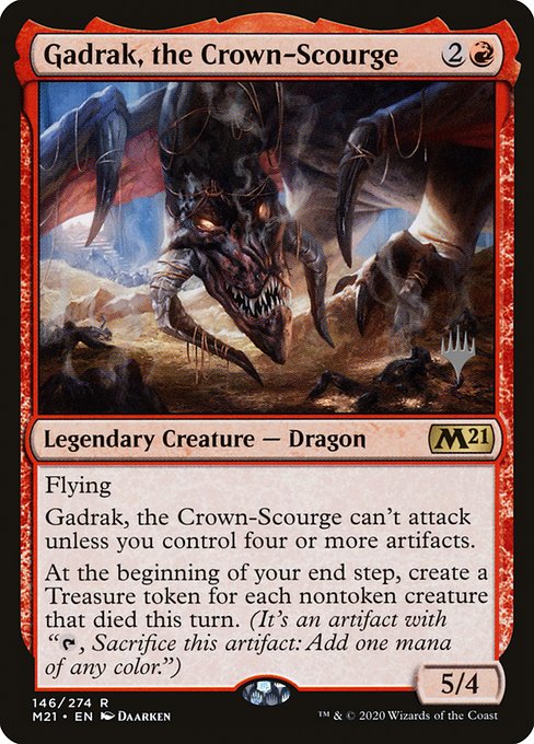 Gadrak, the Crown-Scourge from Core Set 2021 Promos