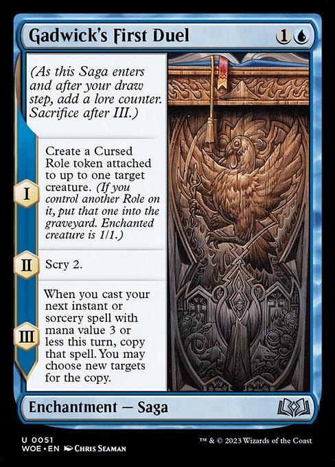 Gadwick's First Duel highlighted card art