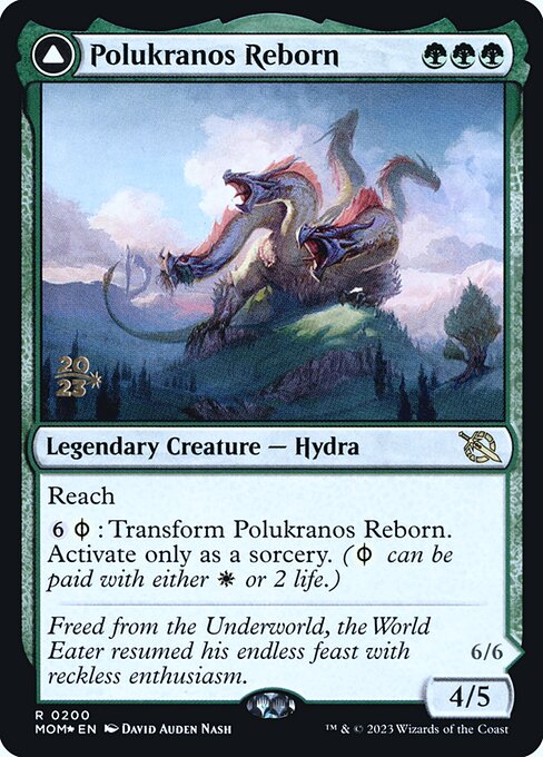 Polukranos Reborn // Polukranos, Engine of Ruin from March of the Machine Promos