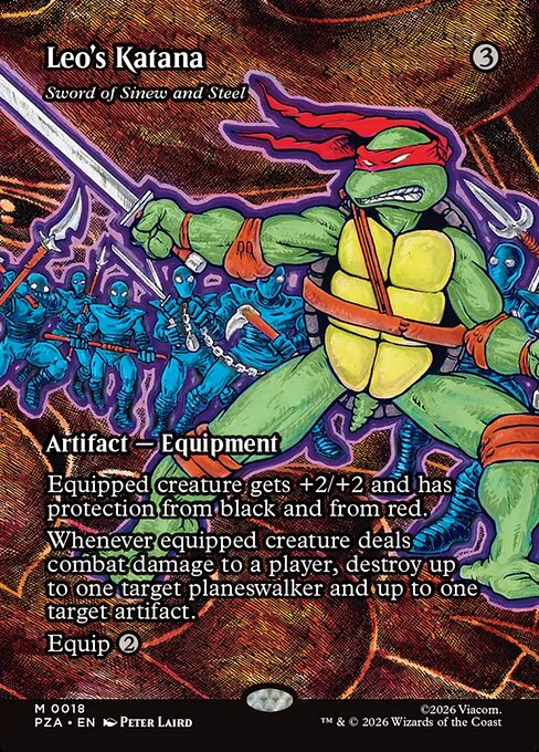 Sword of Sinew and Steel from Teenage Mutant Ninja Turtles Source Material