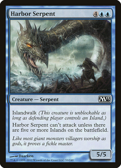 Harbor Serpent highlighted card art