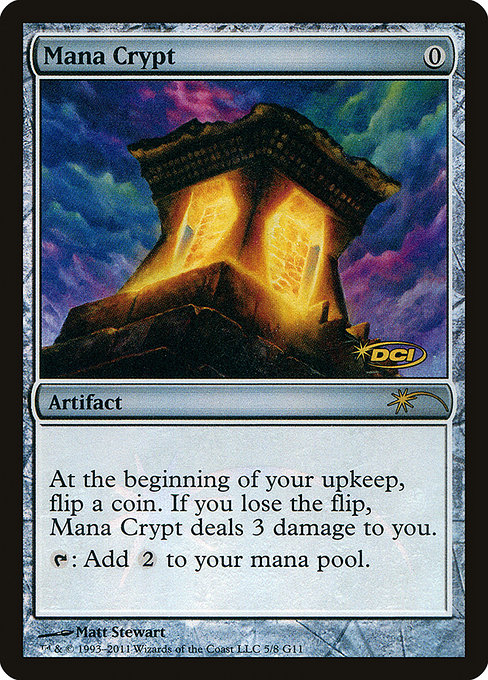 Mana Crypt from Judge Gift Cards 2011