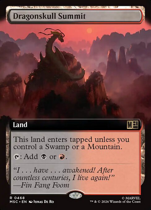 Dragonskull Summit highlighted card art