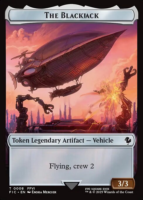 The Blackjack highlighted card art