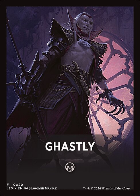 Ghastly highlighted card art