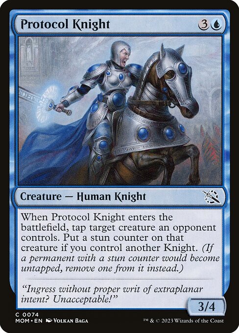 Protocol Knight highlighted card art
