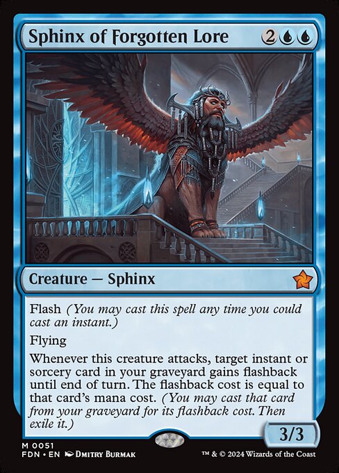 Sphinx of Forgotten Lore from Foundations