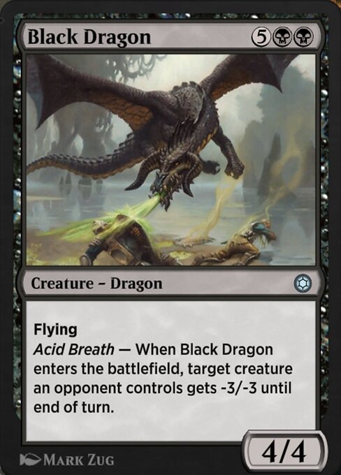 Black Dragon highlighted card art