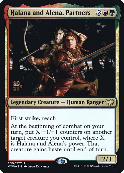 Halana and Alena, Partners from Innistrad: Crimson Vow Promos