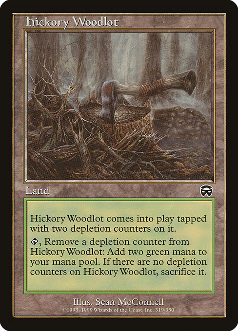 Hickory Woodlot highlighted card art