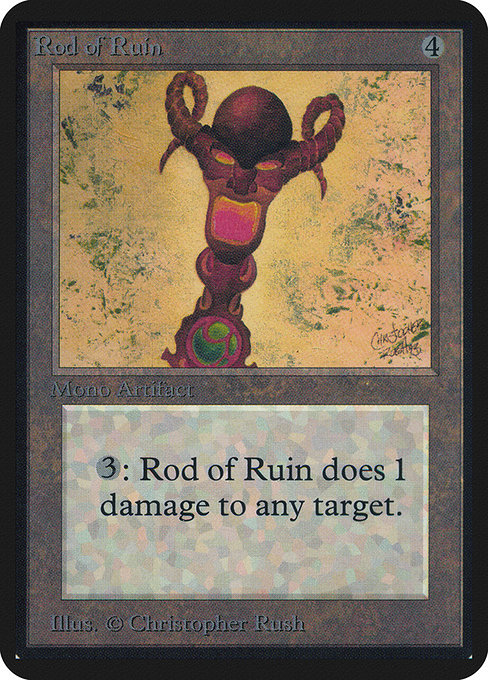 Rod of Ruin from Limited Edition Alpha