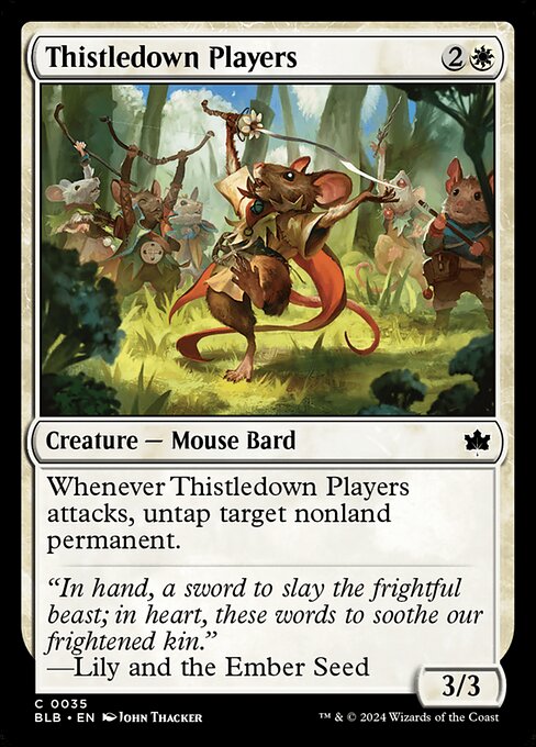 Thistledown Players highlighted card art