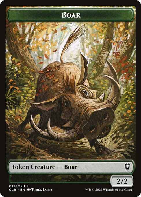 Boar from Battle for Baldur's Gate Tokens