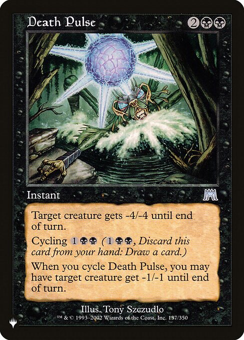 Death Pulse highlighted card art