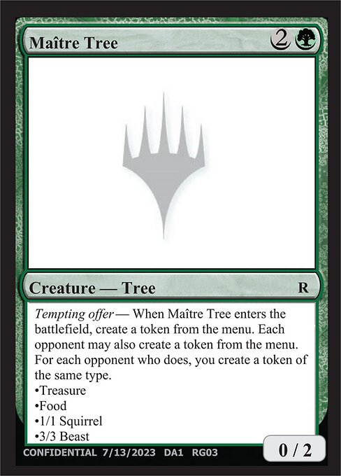 Maître Tree highlighted card art