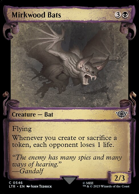 Mirkwood Bats highlighted card art