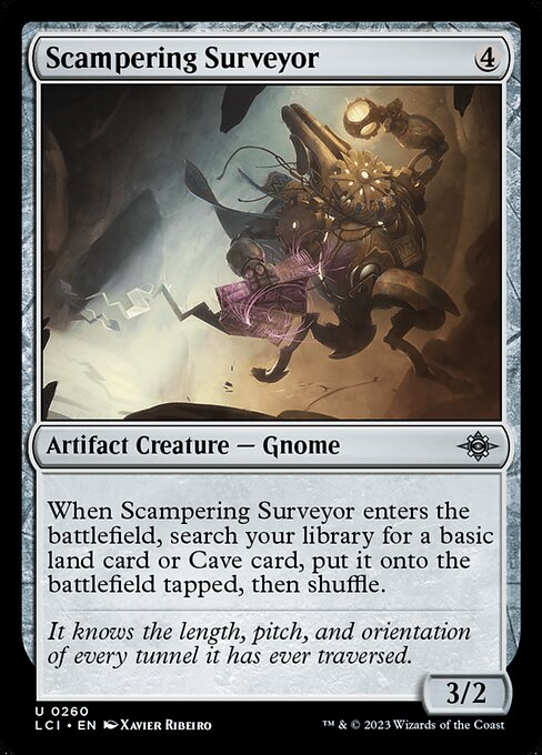 Scampering Surveyor highlighted card art