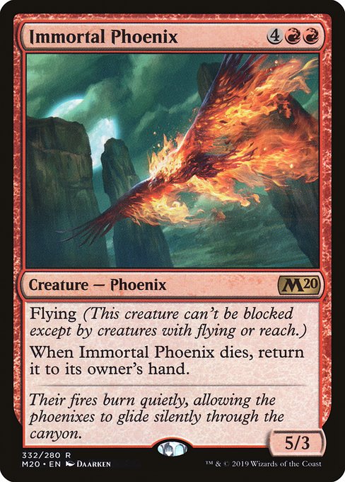Immortal Phoenix from Core Set 2020