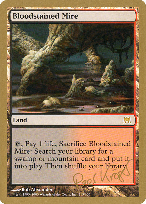 Bloodstained Mire from World Championship Decks 2003