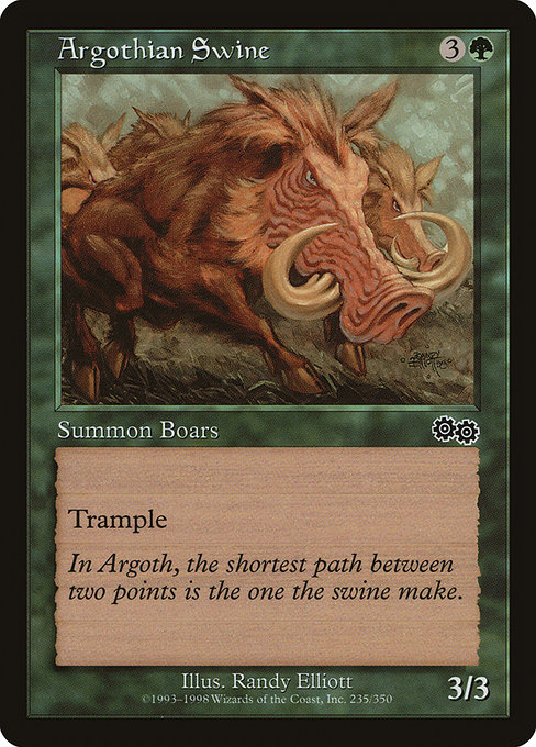 Argothian Swine highlighted card art