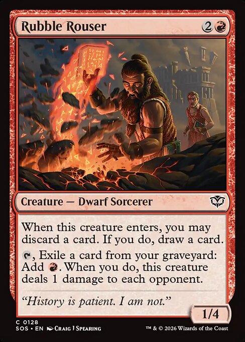 Rubble Rouser from Secrets of Strixhaven