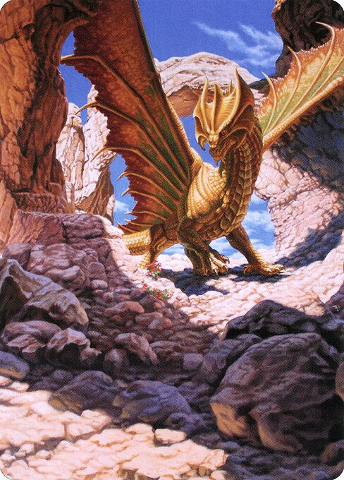 Ancient Brass Dragon // Ancient Brass Dragon from Battle for Baldur's Gate Art Series