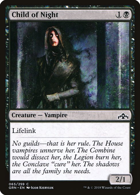 Child of Night from Guilds of Ravnica