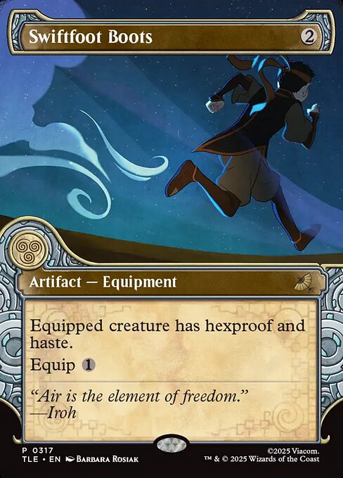 Swiftfoot Boots highlighted card art